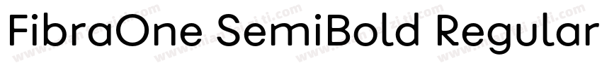 FibraOne SemiBold Regular字体转换